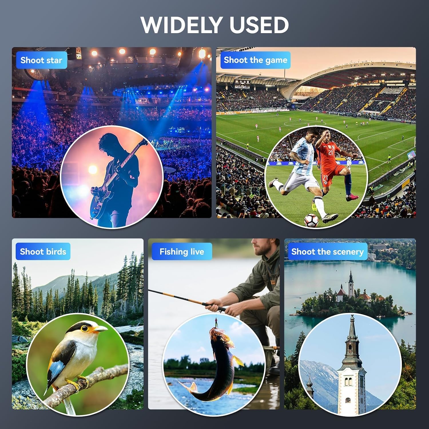 APEXEL 36X Telephoto Lens for iPhone and Android, iPhone Camera Lens Kit