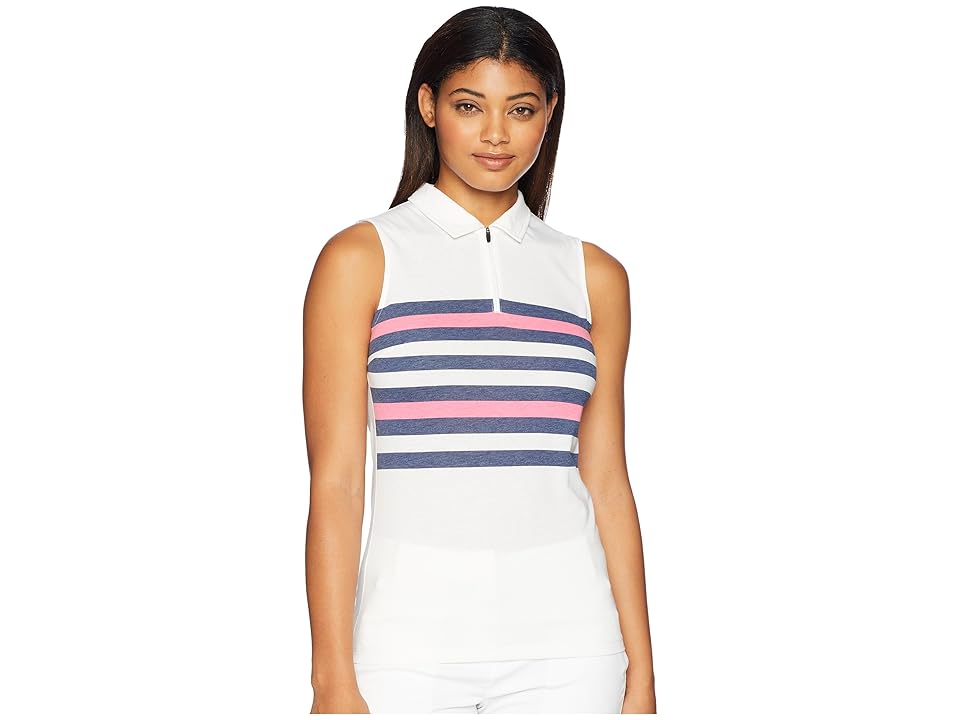 

PUMA Golf Sleeveless Road Map Polo (Carmine Rose) Women's Sleeveless, Multi