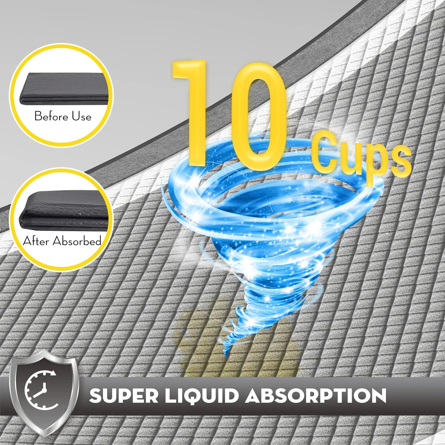 CROCI Charcoal Pee Pads for Dogs 30x36in 35 Counts, Lavender Dog Pads 36x36in 30 Counts