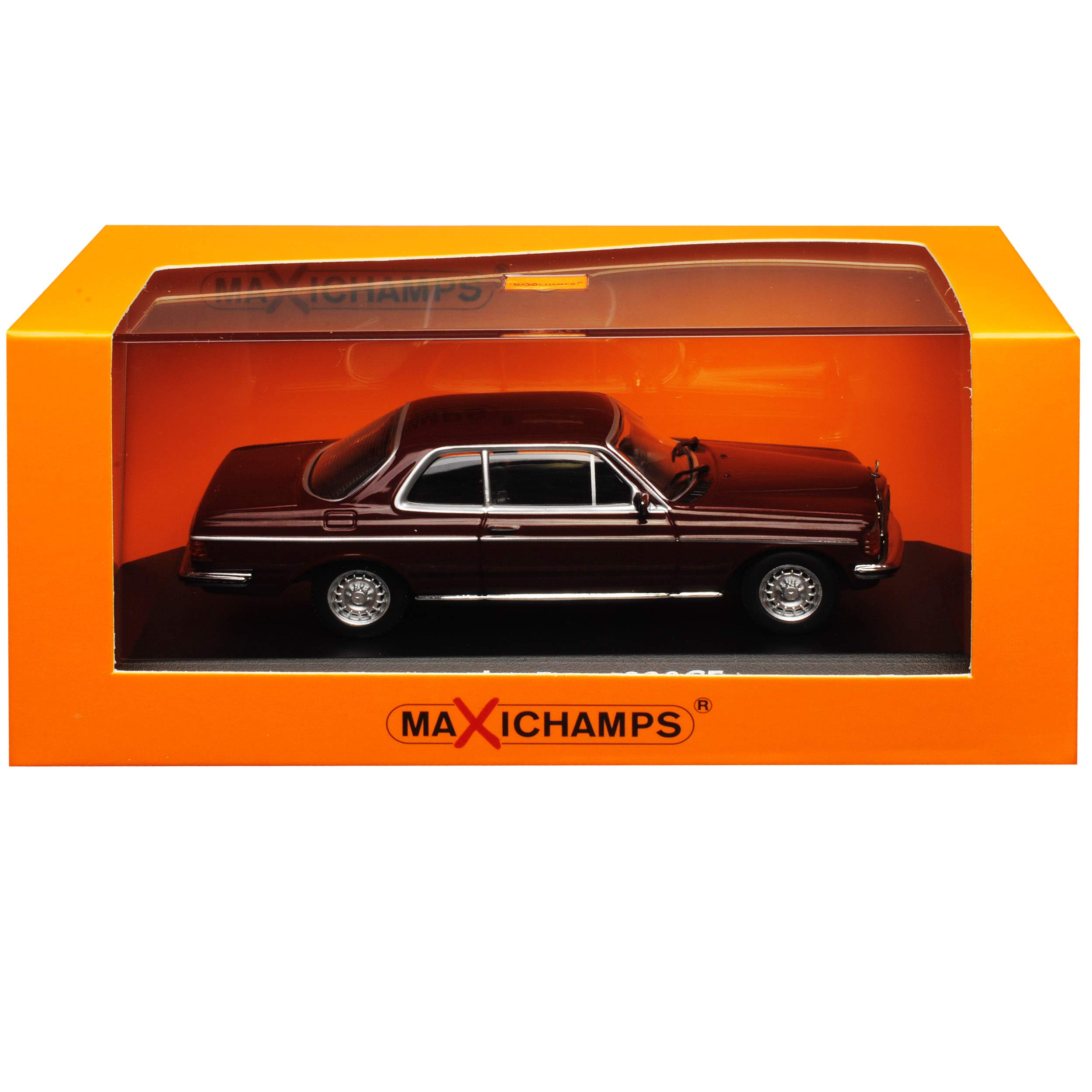 Generisch Mercedes-B E-Klasse Coupe 230 CE C123 Dunkel Rot 1975-1986 1/43 Minichamps Maxichamps Modell Auto