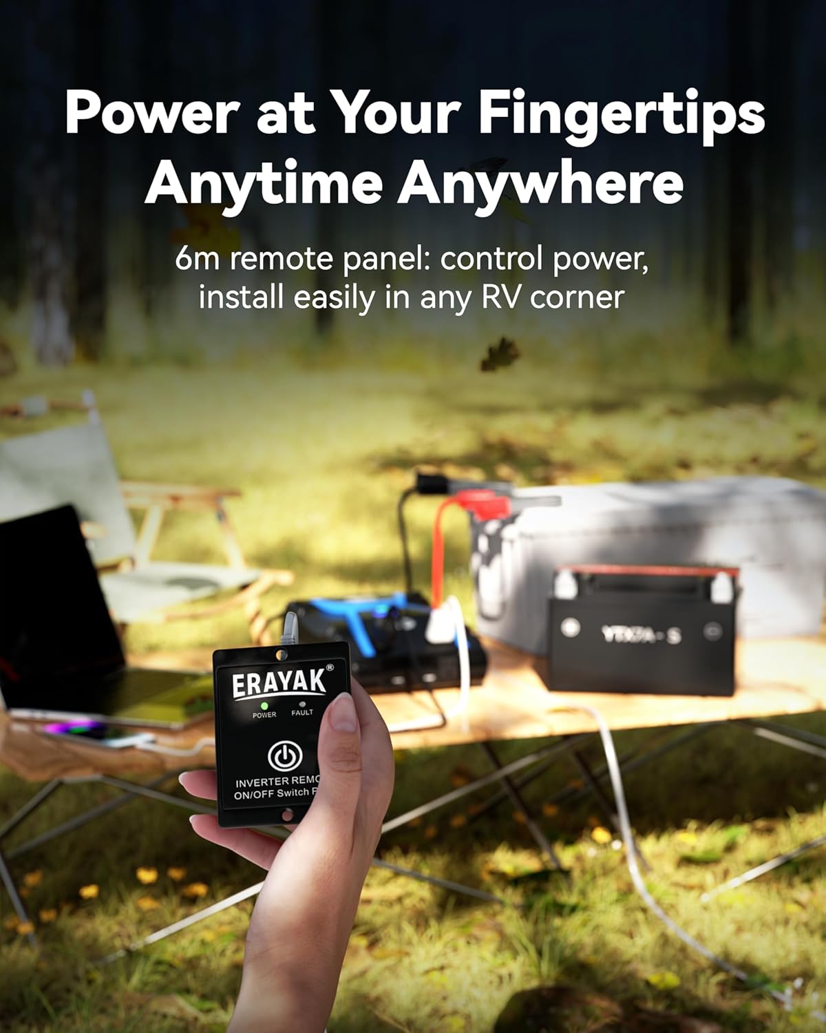 Erayak 2000W Power Inverter with remote control