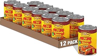 Old El Paso Mild Red Enchilada Sauce, Meal Prep, 10 oz (Pack of 12)