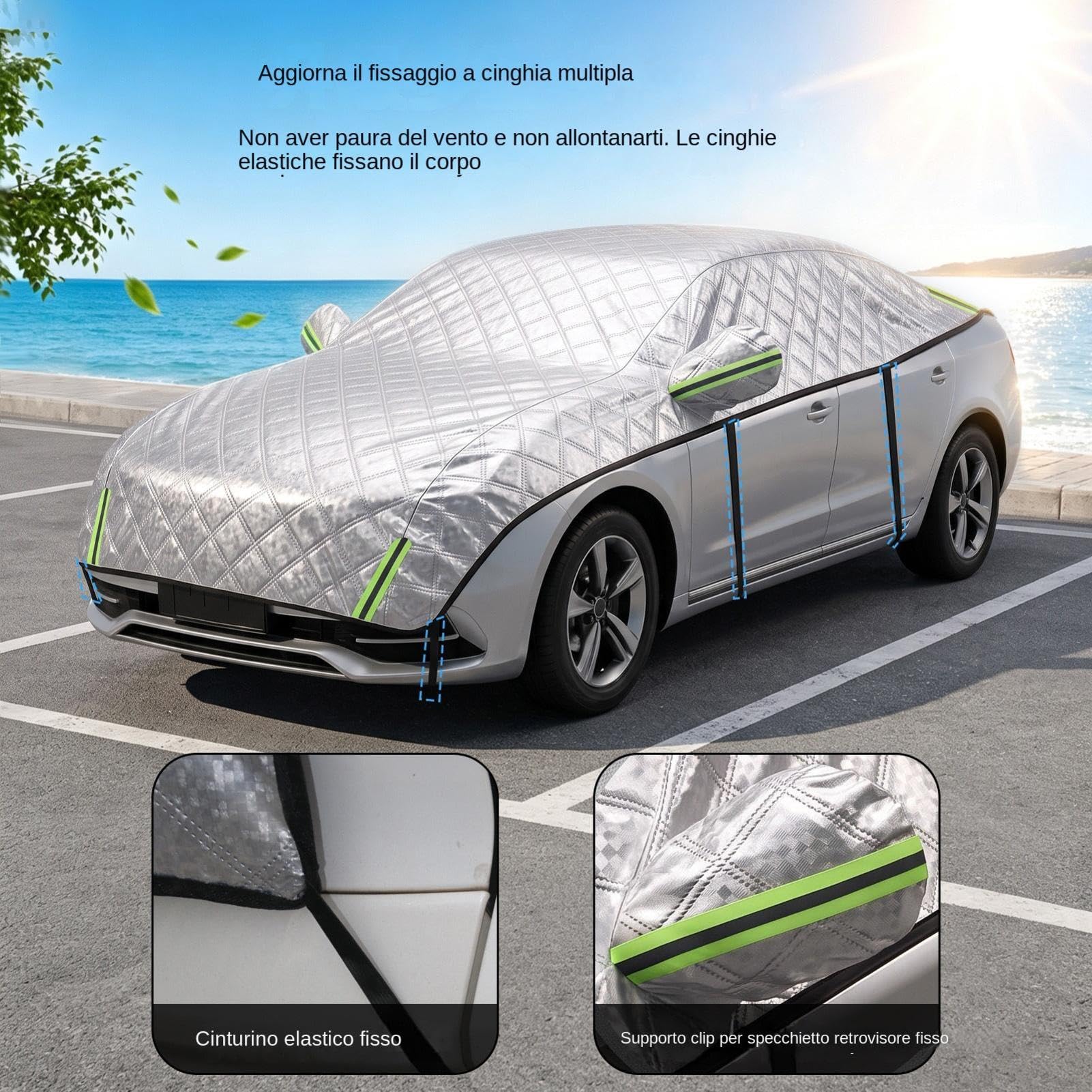 Windshield Cover - Waterproof Thick Double-Layer Aluminum Foil Protector