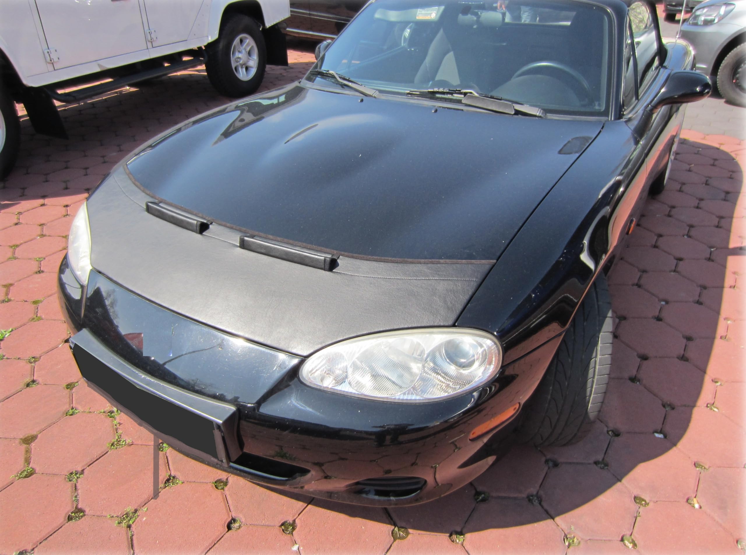 Hood Bra Front End Nose Mask Compatible with Mazda MX5 1998-2005 Bonnet Bra STONEGUARD Protector Tuning