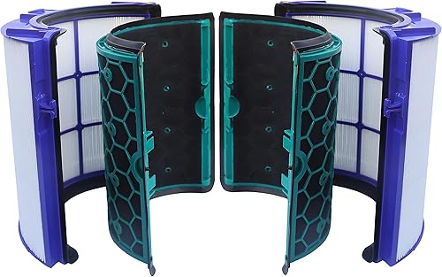 Miniatura 10 de Filtros HEPA verdaderos para Dyson HP04 TP04 DP04 TP05 DP05 DP05 Sellados Dos Etapas 360 Filtro de carbón activado por ventilador fresco puro 2