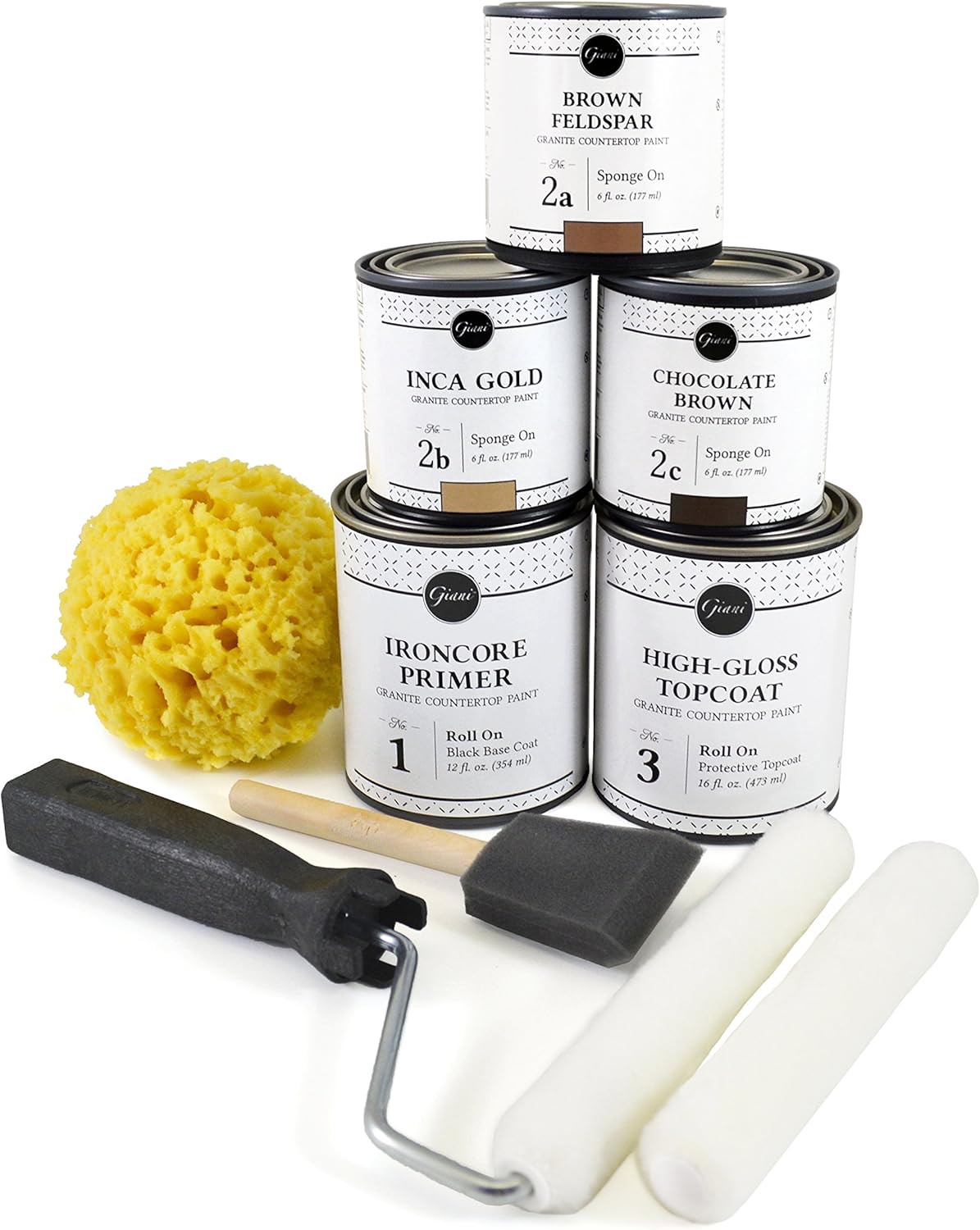 🛒 Crazy Deals Giani Countertop Paint Kit (Chocolate Brown) Flash Deals - 40% OFF Giani Countertop Paint Kit (Chocolate Brown)