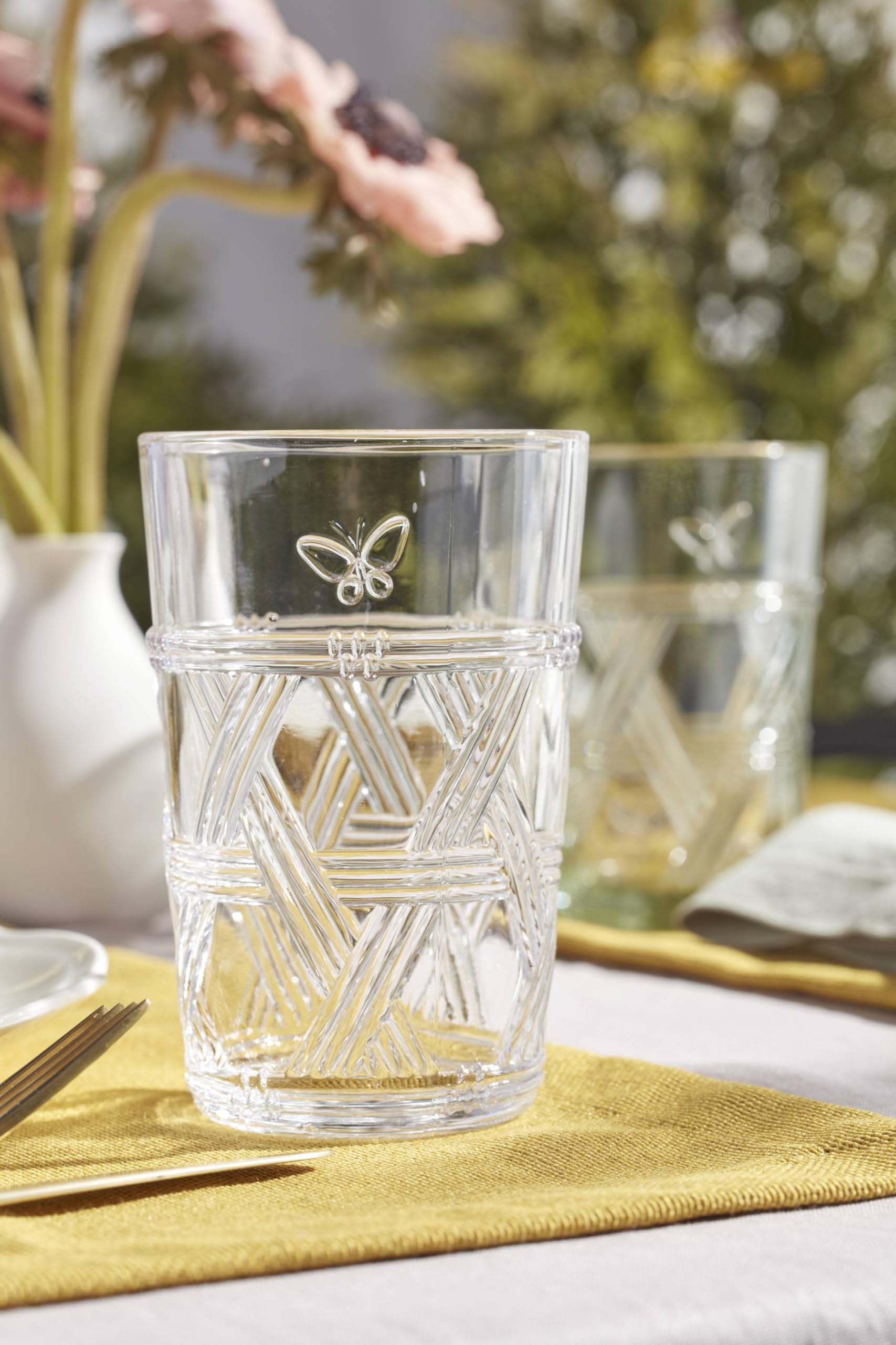 Amazon.com | Lenox 896072 Butterfly Meadow Clear Tall