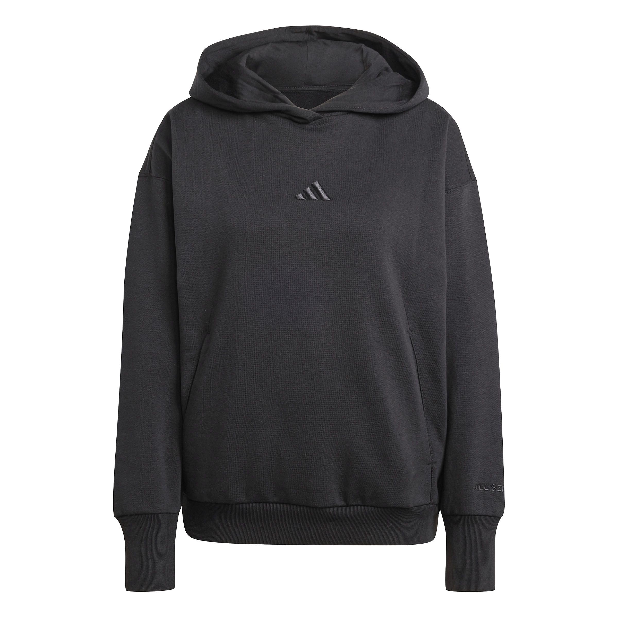 adidas Women's ALL SZN FLEECE LOOSE HOODIE, BLACK, S