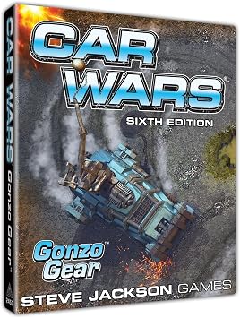 Car Wars Gonzo Gear Steve Jackson Games Expansion Armored and Advanced Gear for Car Wars Customization Options for Combat Vehicles Great for Fans of Strategic Vehicular Battles