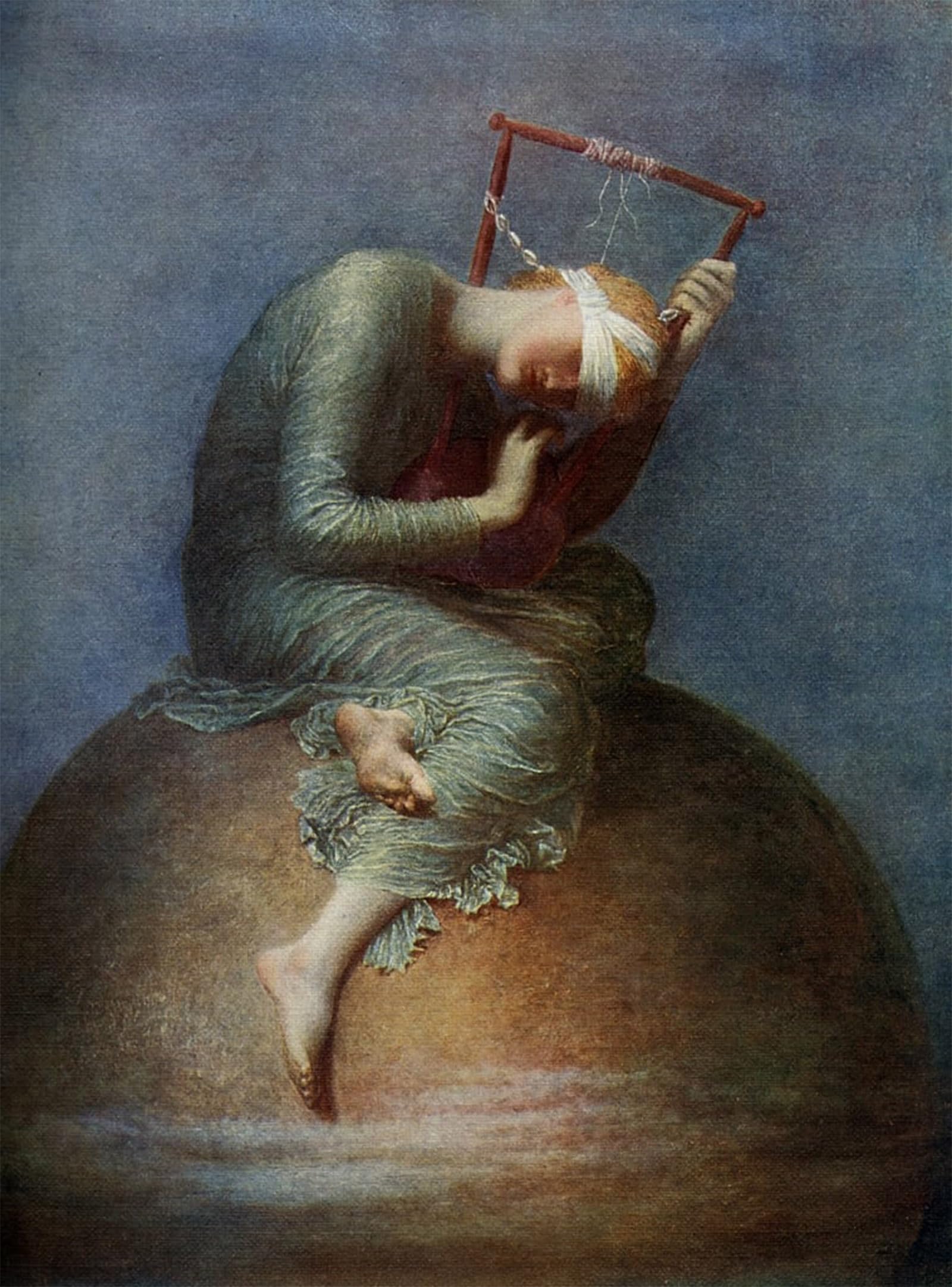Zhaoshan No Frame Famous Poster Artworks Art Print Poster Hope By George Frederick Watts Animal Pictures For Home Decor 60X90cm