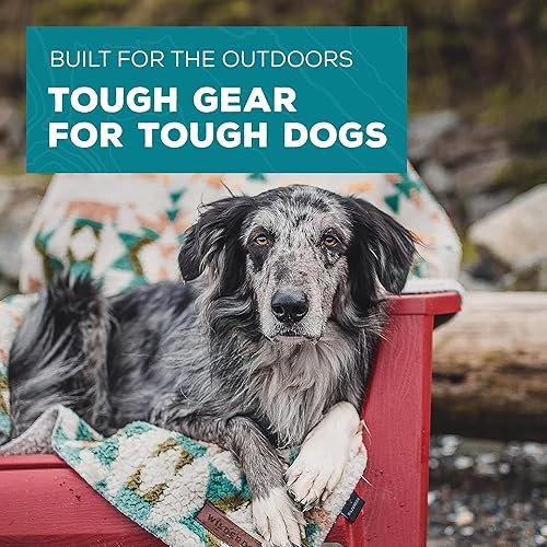 Miniatura 5 de Wilderdog Manta impermeable para perro Sherpa Fleece - 50" x 40" - Azul marino