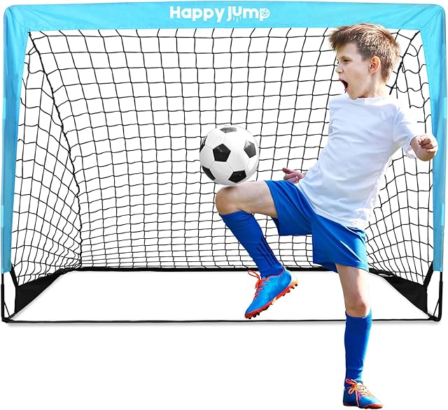 Football Goal Pop Up Football Net Post for Garden Training Gift 1 Pack