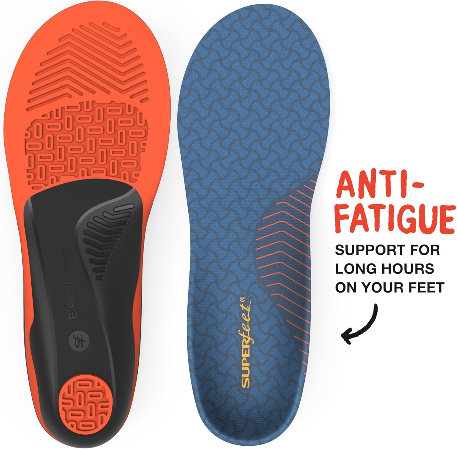 Superfeet Work Cushion - Trim-to-Fit Orthotic Shoe Inserts - Professional Grade - Men 9.5-11 / Women 10.5-12 - Image 6