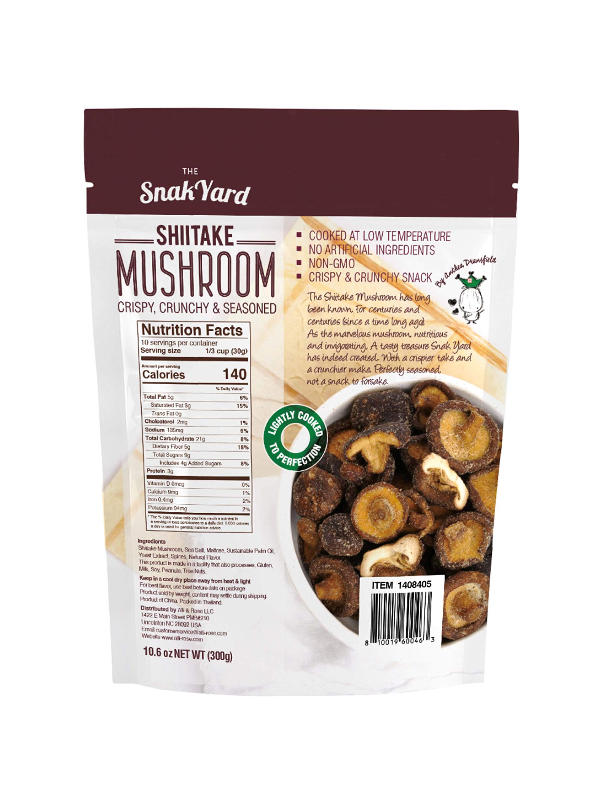 Buy THE SNAK YARD SHIITAKE MUSHROOM (10.6 OZ BAG) Online at desertcart UAE