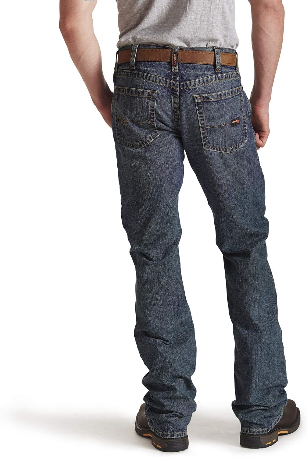 ARIAT Men's Fr M5 Straight Leg Work Jeans - 10015160 - Image 2