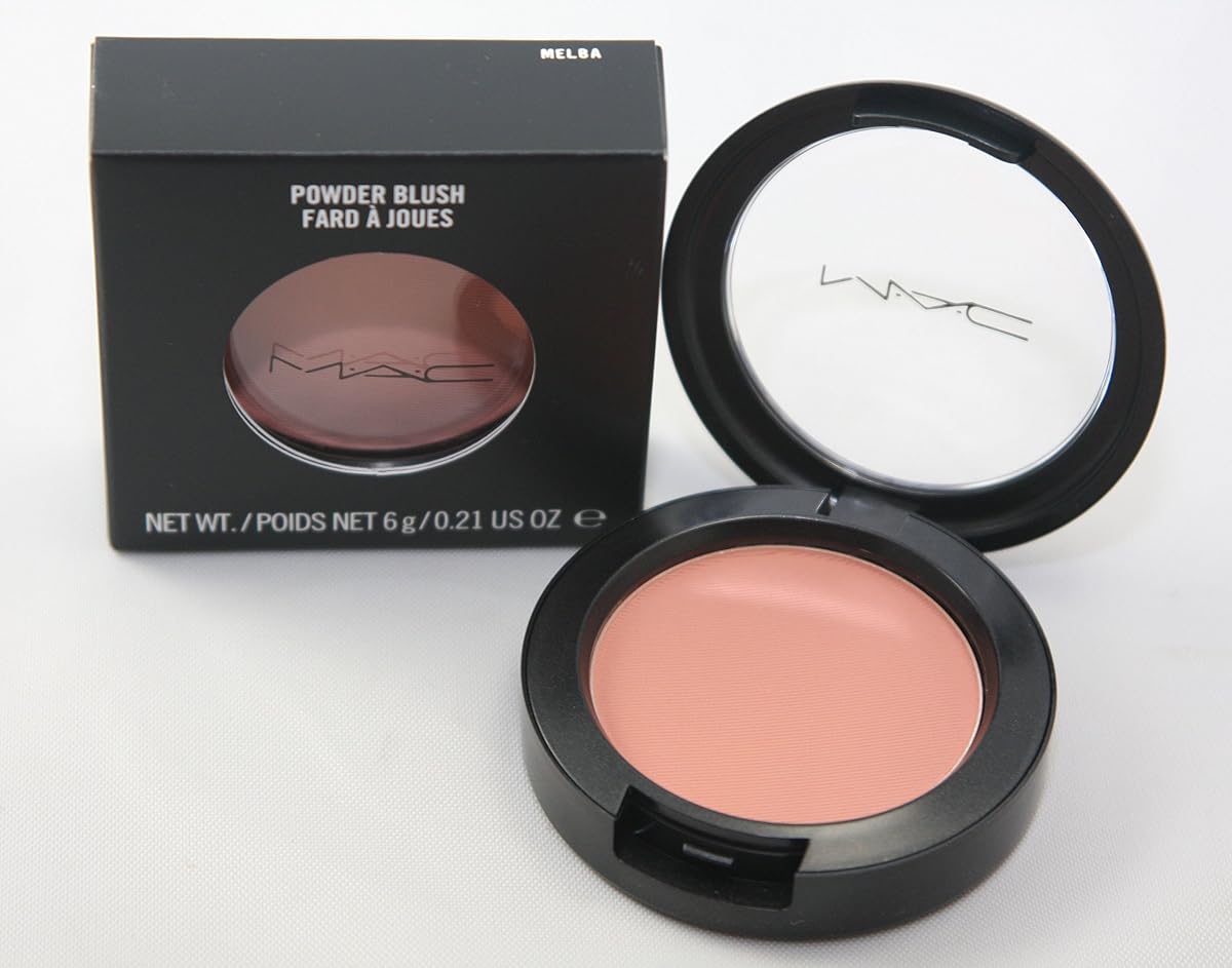 MAC Powder Blush MELBA (coral suave-melocotón), 6 g/ 0,21 oz estadounidense