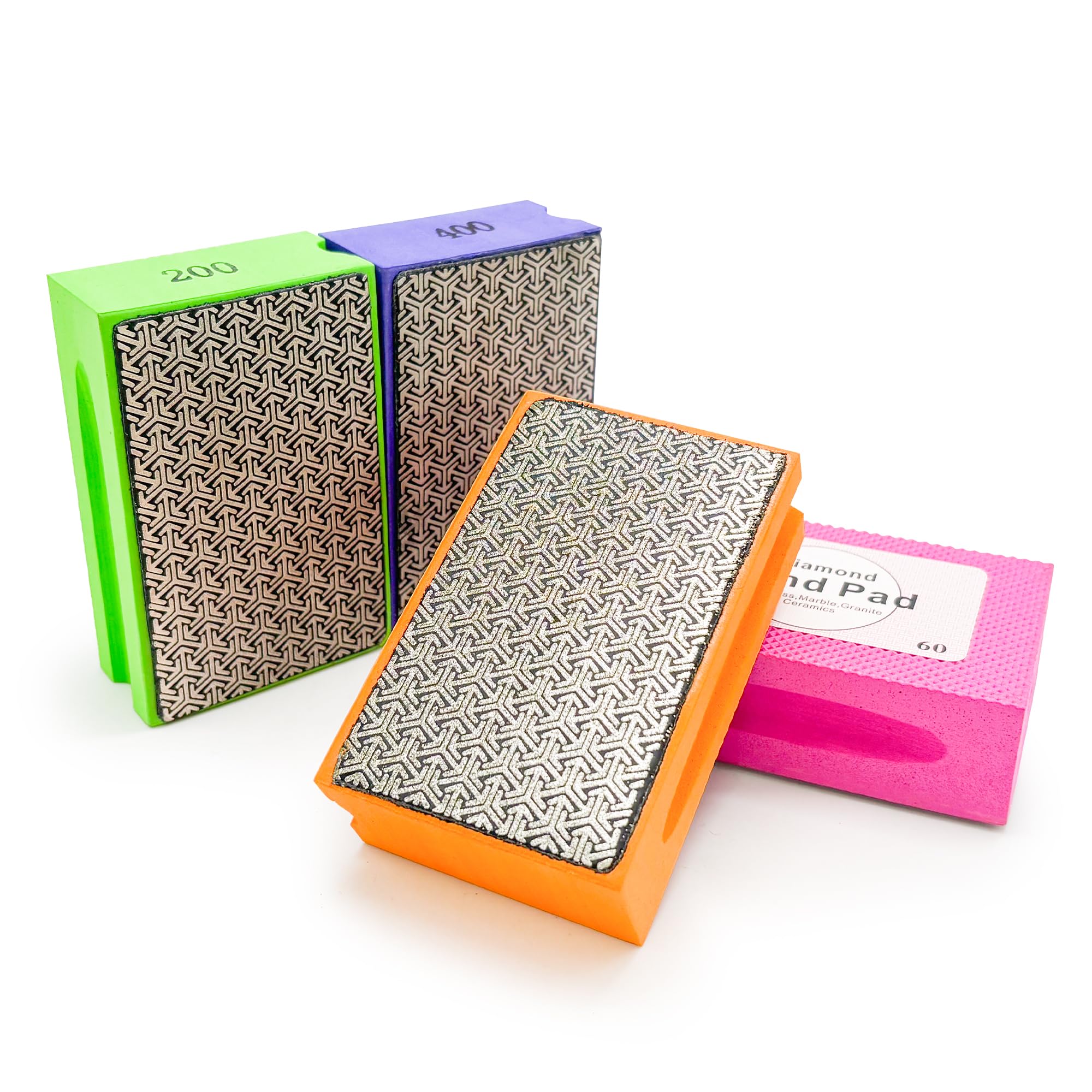 Diamond Polishing Pads - 4PCS for Glass, Stone & Metal -1