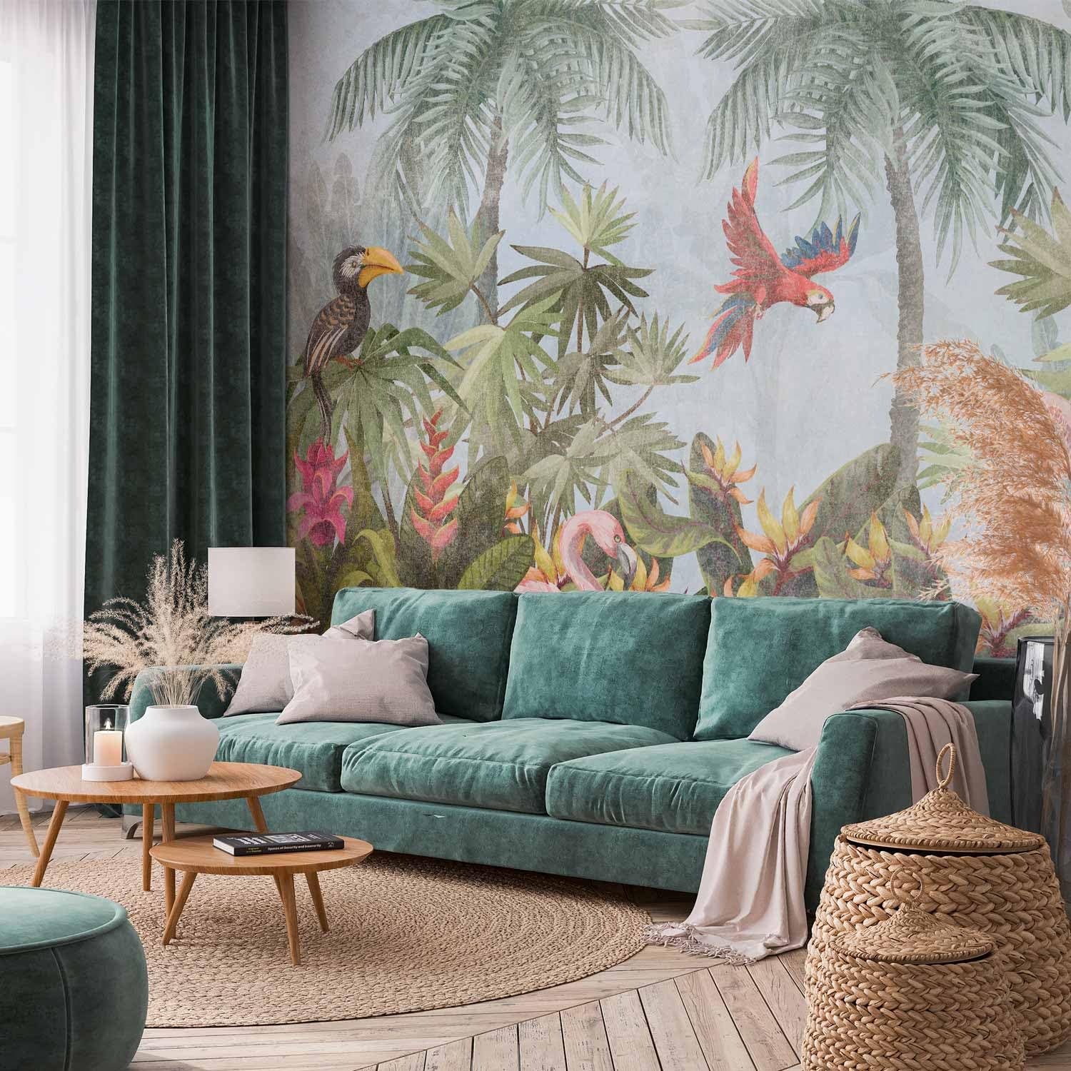 murando Fotomurales Selva 350x256 cm XXL Papel pintado tejido no tejido