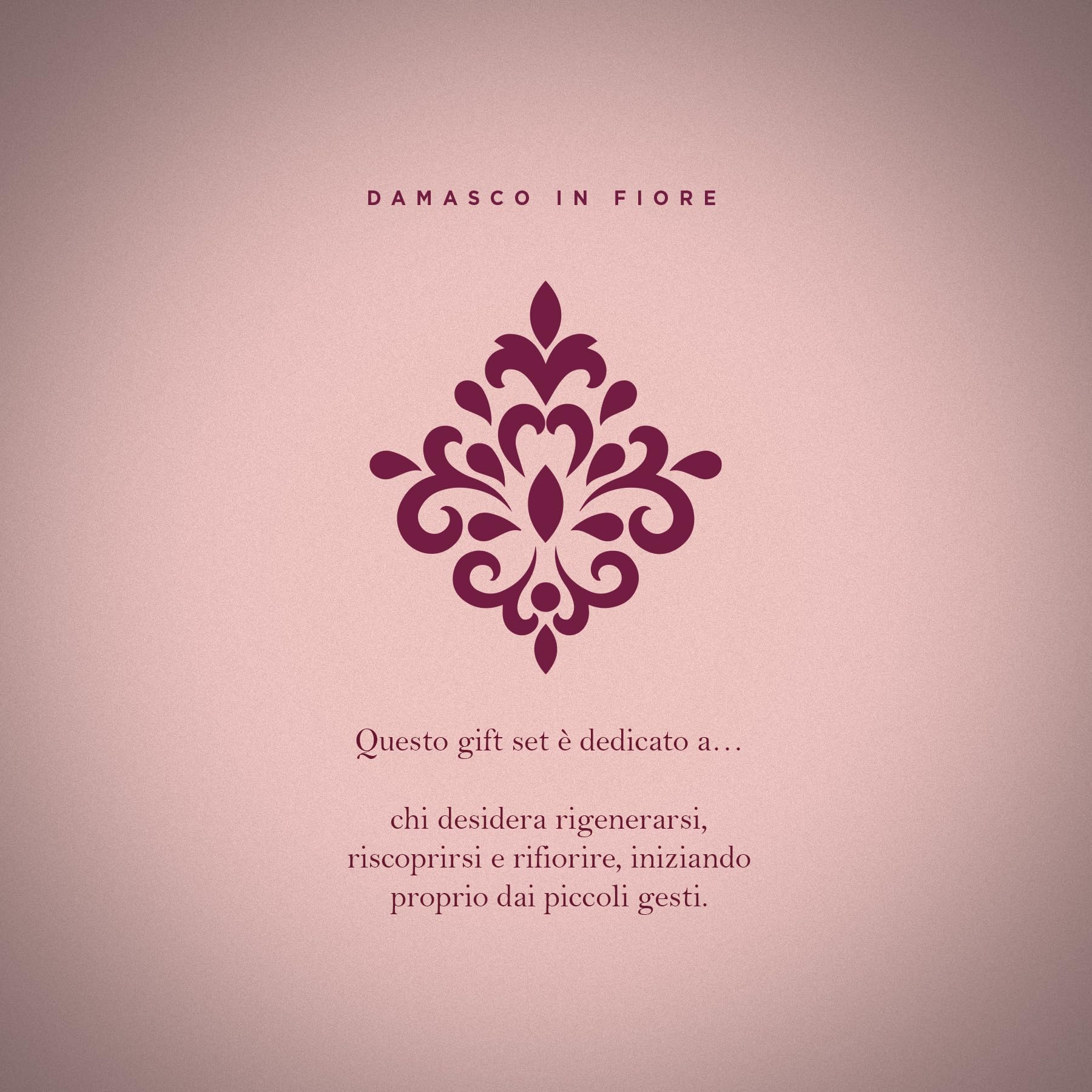 RITUENA | Damasco in Fiore, Confezione Regalo, Docciaschiuma 400ml + Crema Corpo 200ml in Elegante Scatola in Latta, Fragranza Elegante Ispirata ai Fiori di Damasco