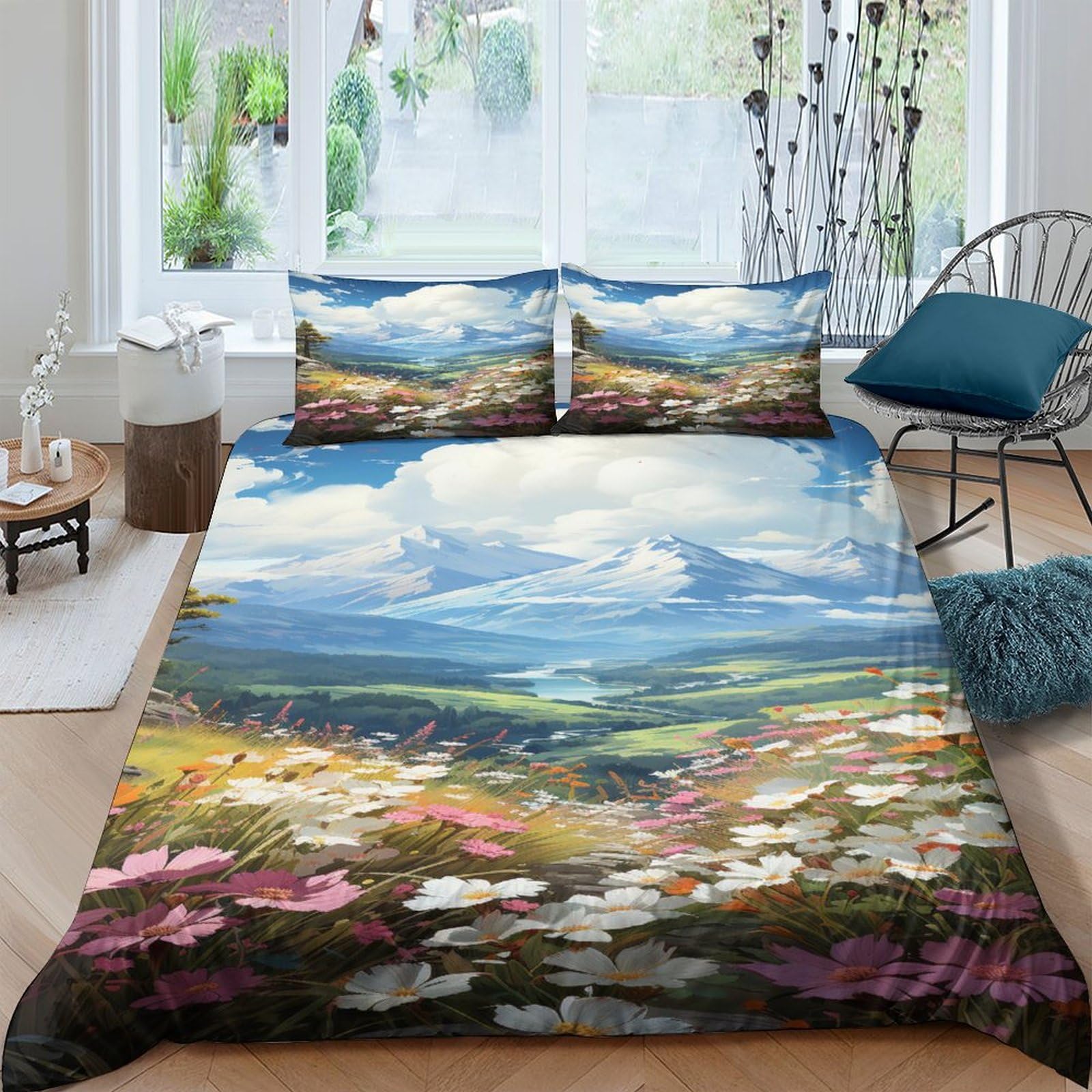 Parure de lit 200x200cm ICOBES pour remplacer la literie usée des enfants et adultes