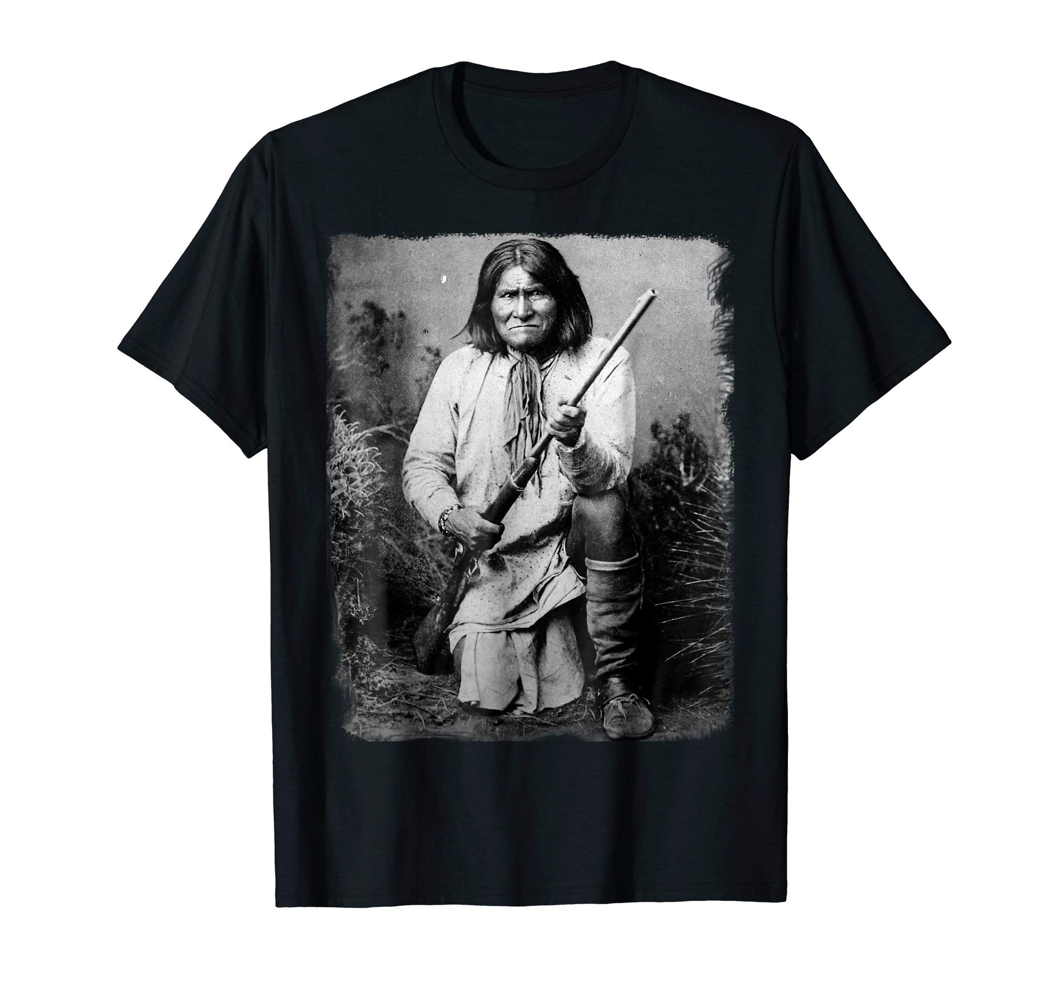 Geronimo Native American T-ShirtGeronimo t shirt Warrior Native American T-ShirtOEKO-TEX STANDARD 100