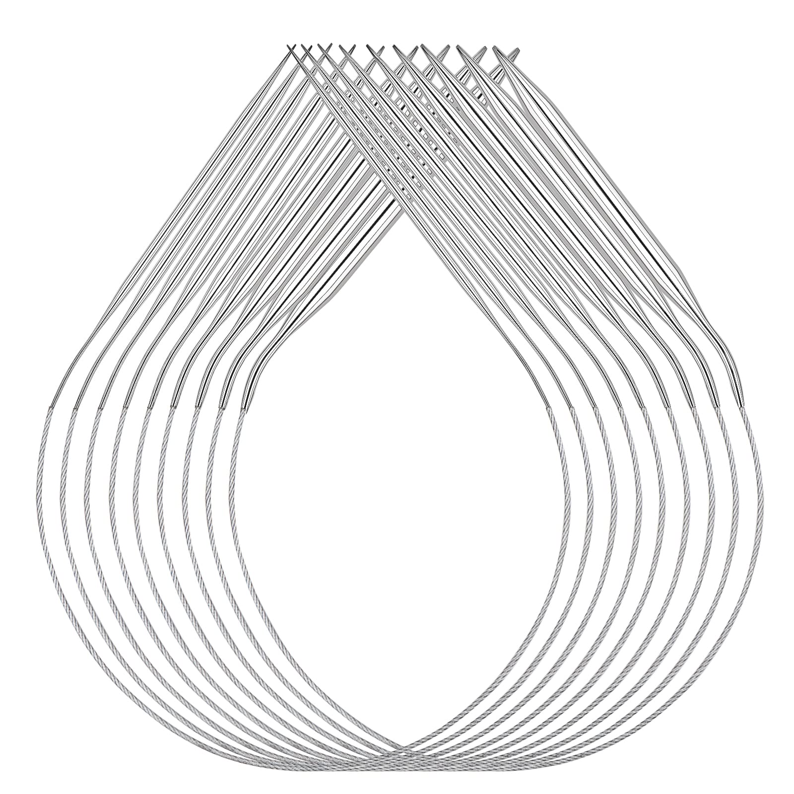 Lotus Yarns Himalaya, Ferro Da Maglia Fisso Lungo E Corto
