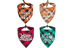 Adorable Dog Christmas Bandanas for Your Beloved Large Dog