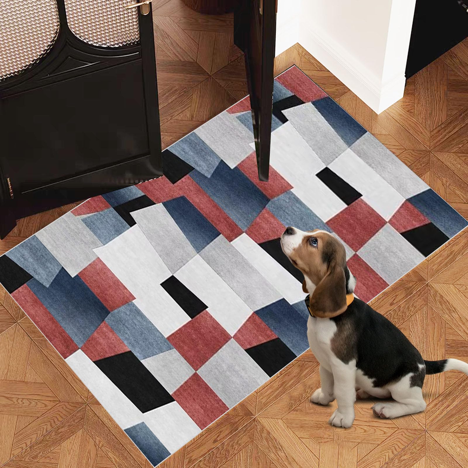 Loper vloerkleed voor de gang, 60 x 400 cm, antislip onderkant, lange en brede tapijten, machinewasbaar, keukentapijt, entree, hal, trap, tapijtlopers voor ingang, wasruimte, slaapkamer Loper vloerkleed voor de gang, 60 x 400 cm, antislip onderkant, lange en brede tapijten, machinewasbaar, keukentapijt, entree, hal, trap, tapijtlopers voor ingang, wasruimte, slaapkamer