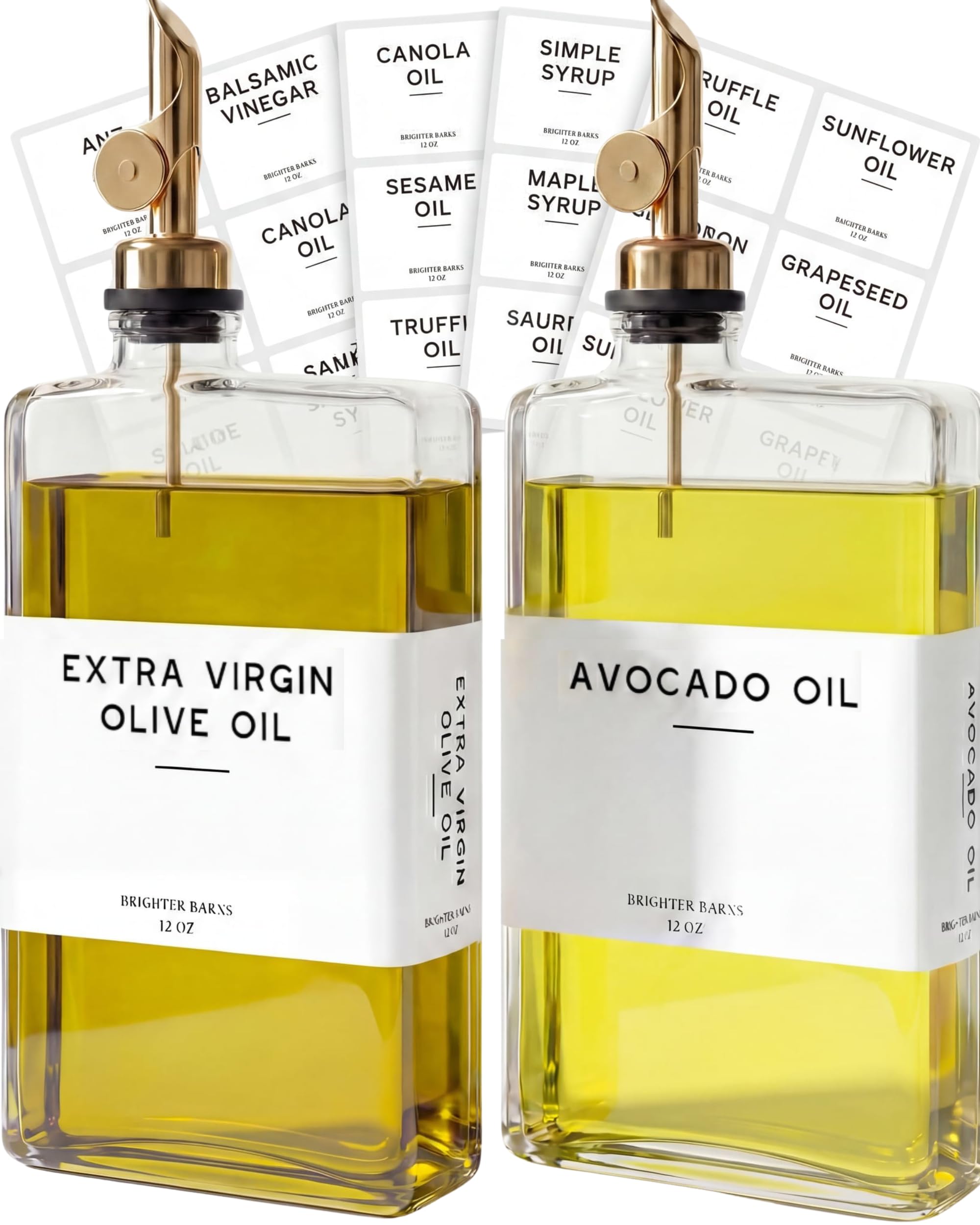 Brighter Barns Olive Oil Dispenser Bottle Set