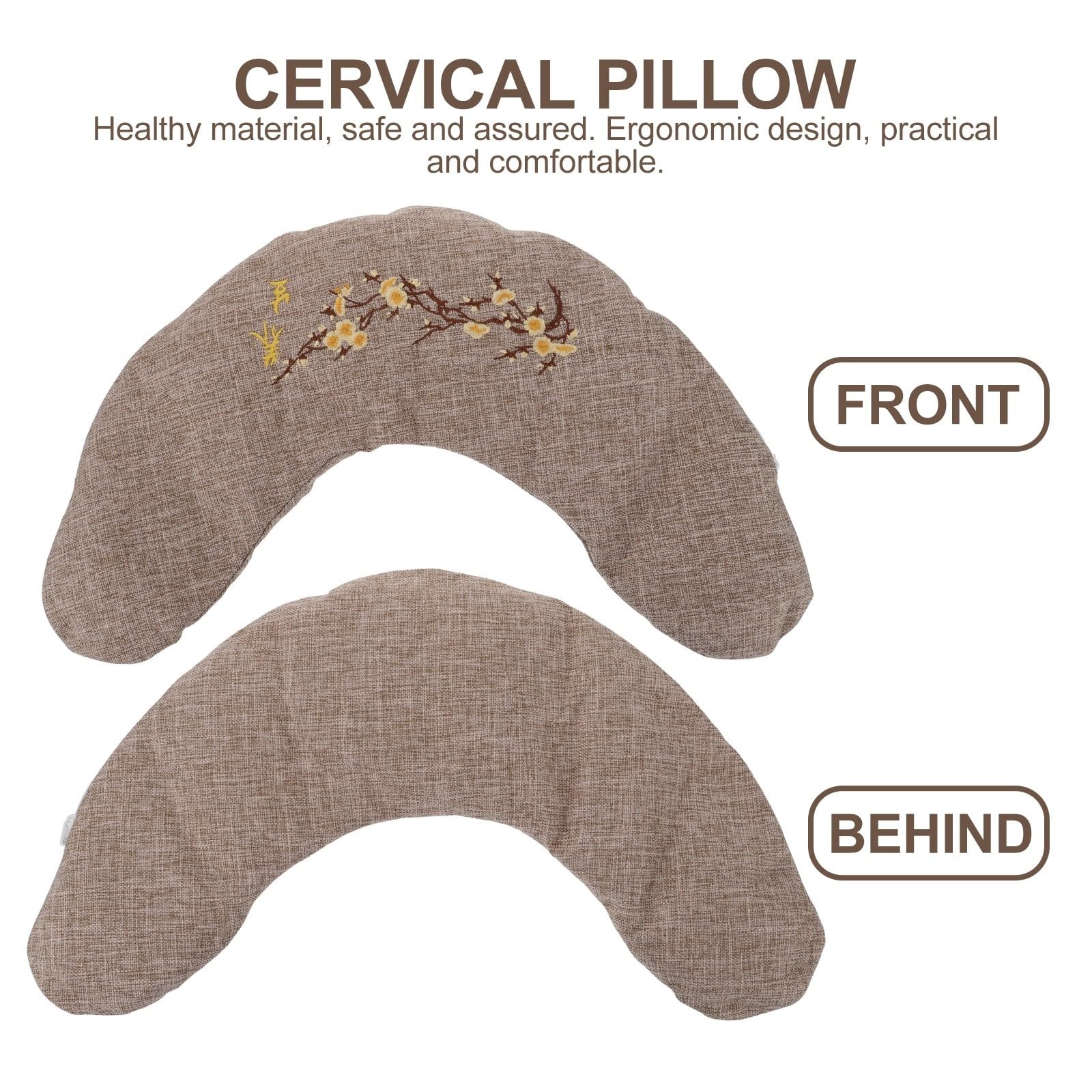 Schmerzlinderndes Nackenkissen und Ergonomisches Design mit Wärmefunktion aus Stoff oder Beim für Physiotherapie zum Entspannen der Couch