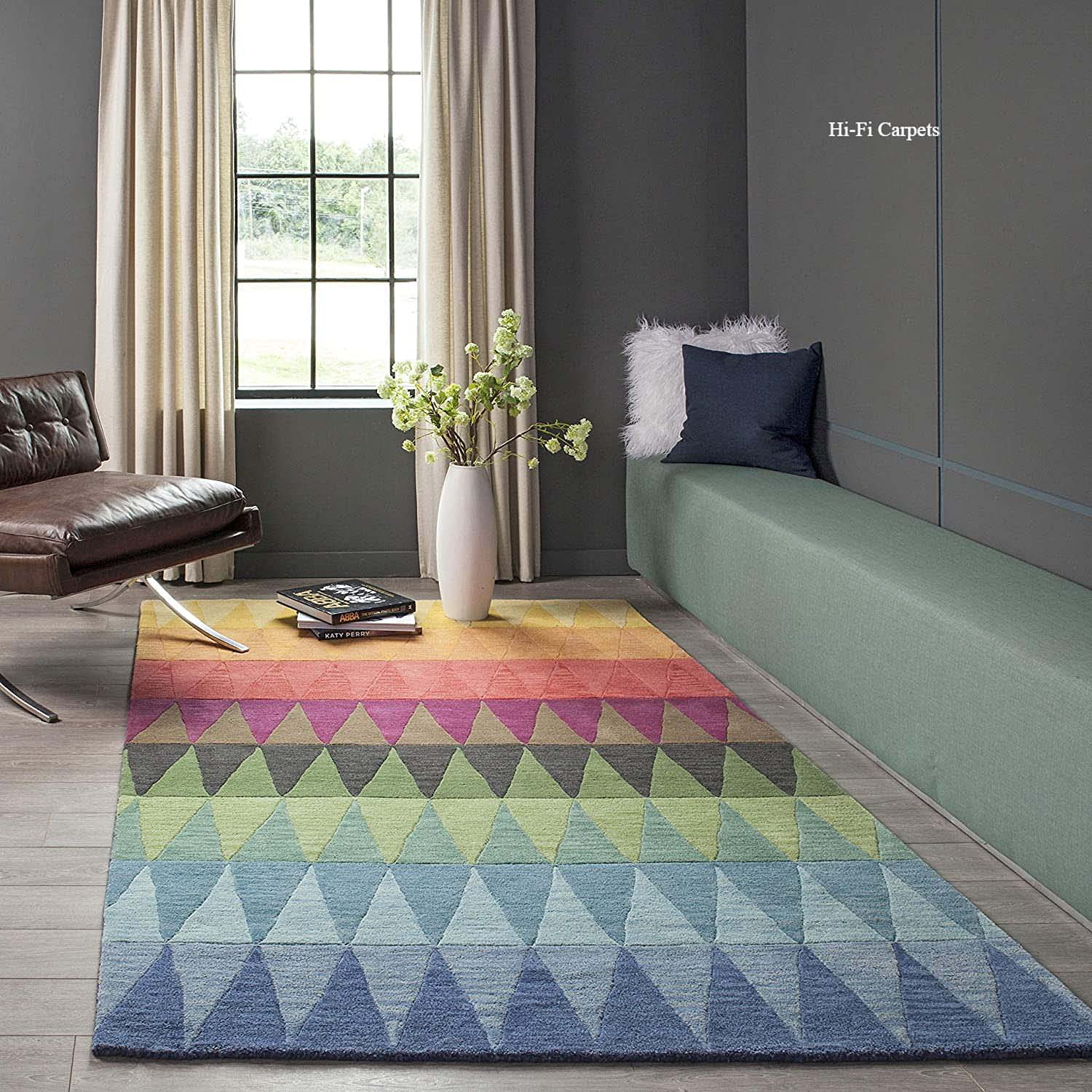ELFIN RUGS Handwoven U.K Collection Woolen Tufted Carpets for Area Rugs and Carpets for Living Room, Bedroom, Hall Size 10x12 feet (300x360 cm) (B0BJW65WLY) Amazon Price History, Amazon Price Tracker