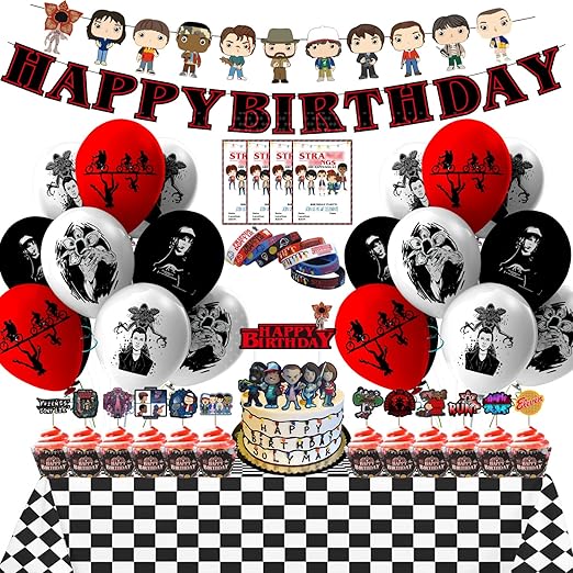 Nelton Birthday Party Supplies For Stranger Movie Things