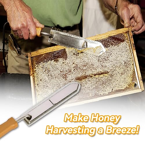 Miniatura 4 de BeeCastle Cuchillo eléctrico de destaponamiento de miel,Raspador eléctrico de acero inoxidable para destaponar miel,Cuchillo de extracción de miel