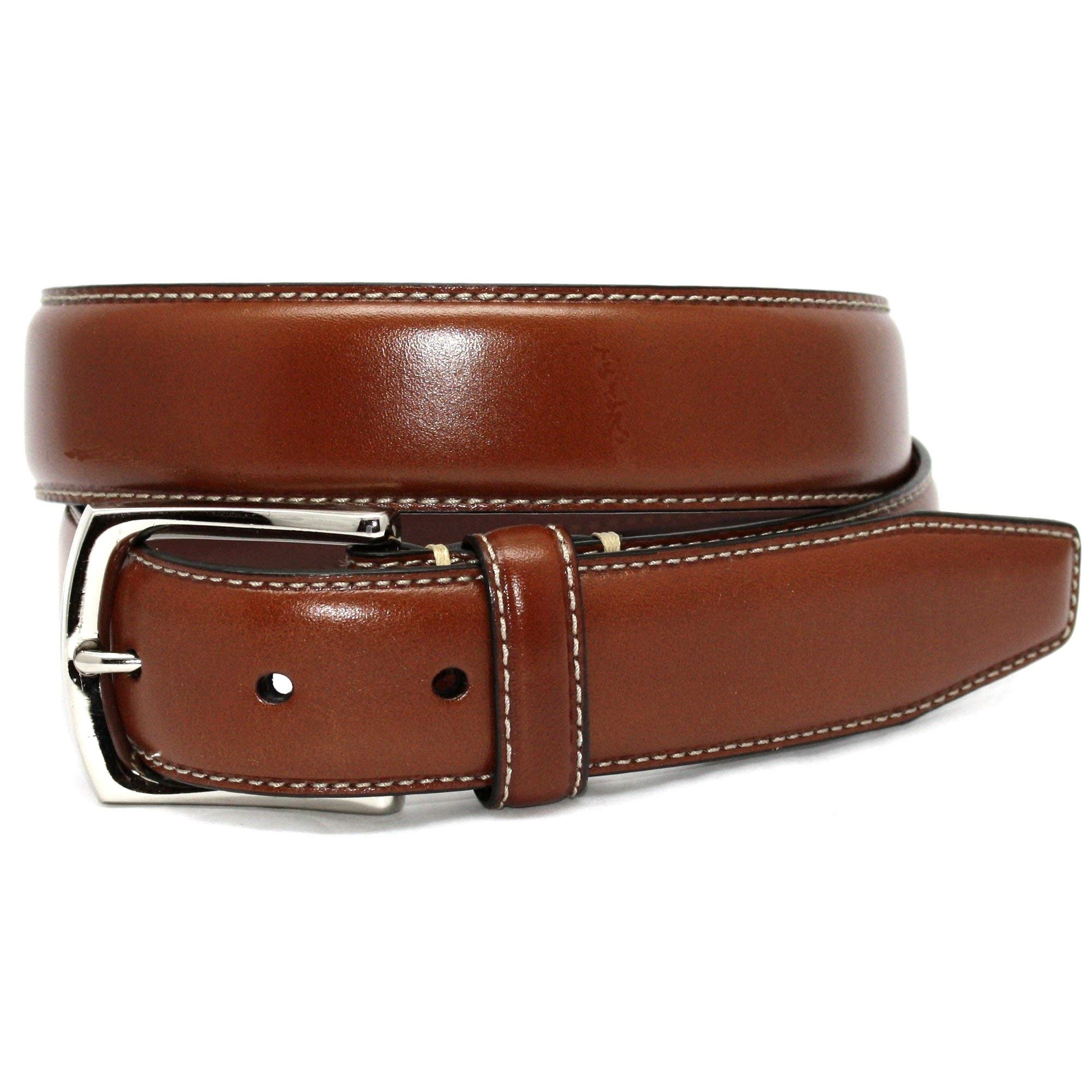 Torino Leather Co. 35MM Burnished Tumbled Saddle Tan 34