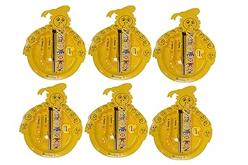 Perpetual Bliss (Pack of 6) Smiley Lunch Plates with Stationery Kit / Return Gifts for Kids Birthday Party