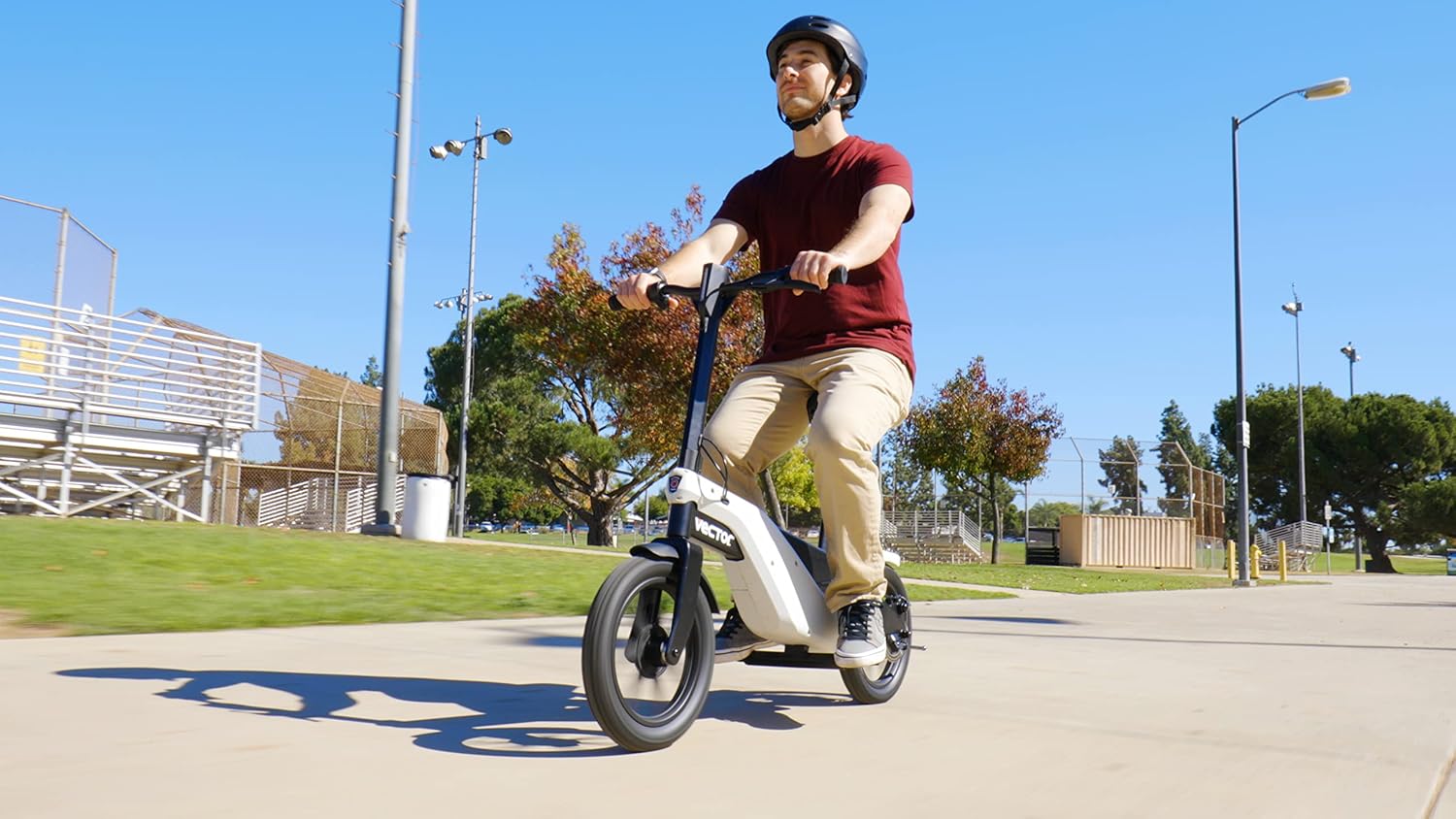 Razor Vector Electric Mini-Bike with a Futuristic Design, Up to 18 MPH, Up to 13.5 Miles Range, 14” air-Filled Street Tires, Powerful 350 watt, 36-Volt Drive System