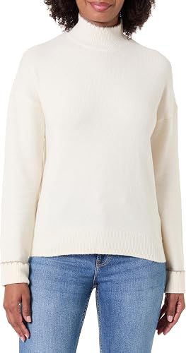 Springfield Cable Knit Sweater, Brown, XS para Mujer