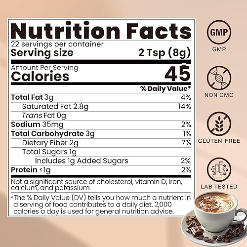 Miniatura 2 de Café de hongos 7 en 1 con polvo de coco, mezcla de café con leche de champiñones, café instantáneo y canela en polvo de Ceilán, melena de león,