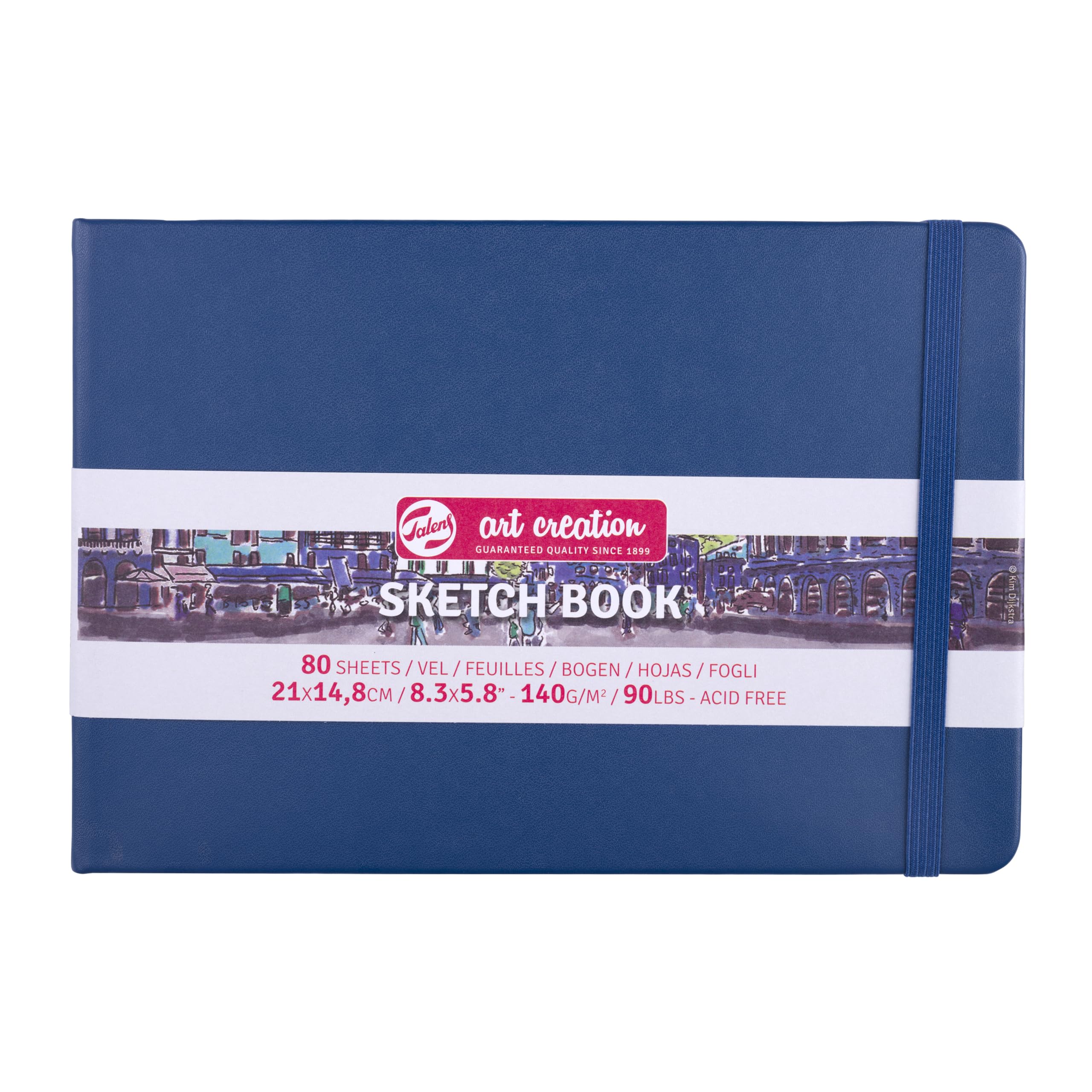 Talens Art Creation Szkicownik 21 x 15 cm - Navy Blue, 140 g, 80 ark.