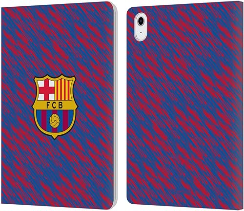 Vista 46 de Head Case Designs Officially Licensed FC Barcelona Barca Crest Patterns Leather Wallet Case Compatible with Apple iPad Pro 12.9 2020/2021/2022