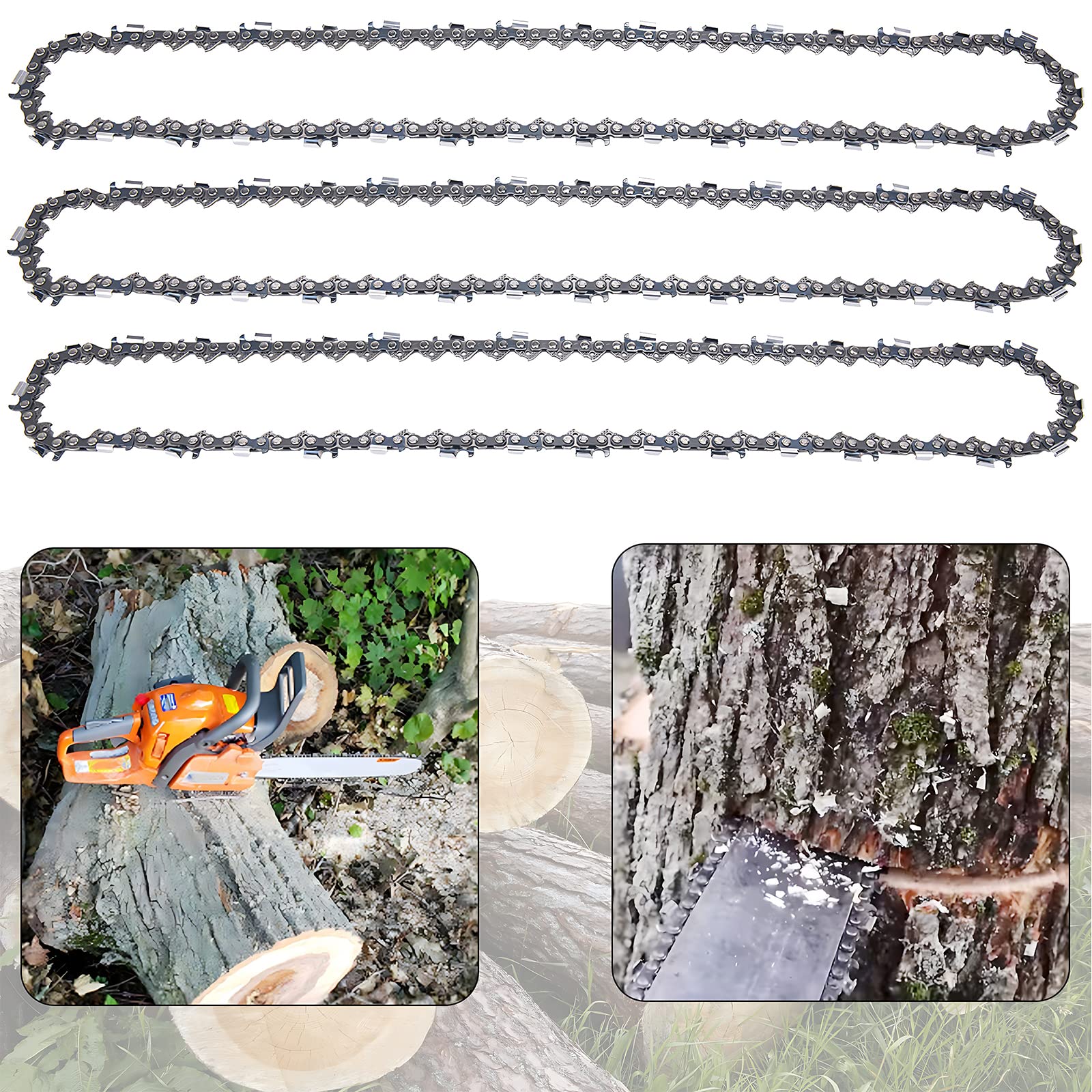 Amazon.com: 3 Pack 18 Inch Chainsaw Chain - .325