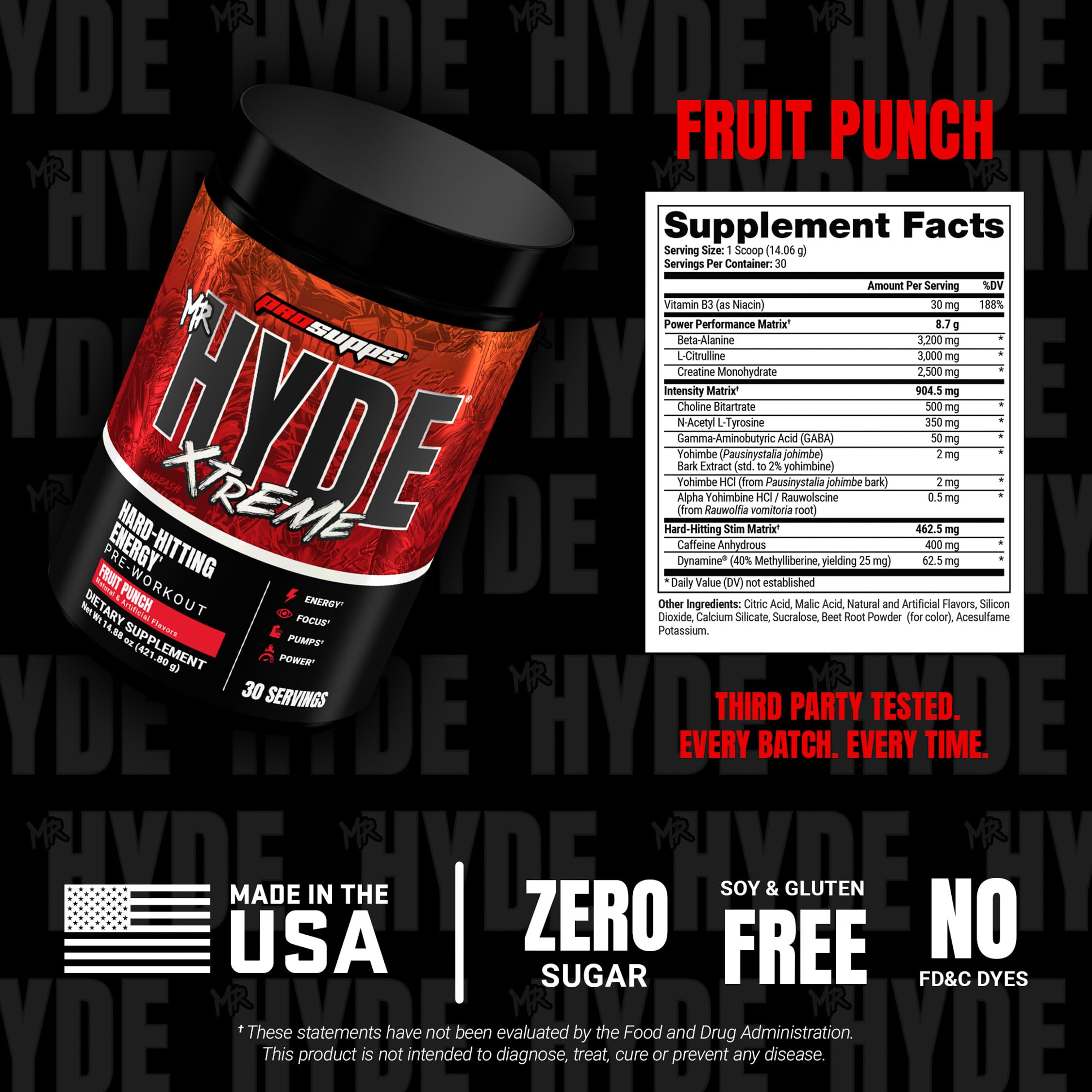 ProSupps Mr. Hyde Xtreme Pre Workout Powder with Creatine, Fruit Punch — Amazon image 5