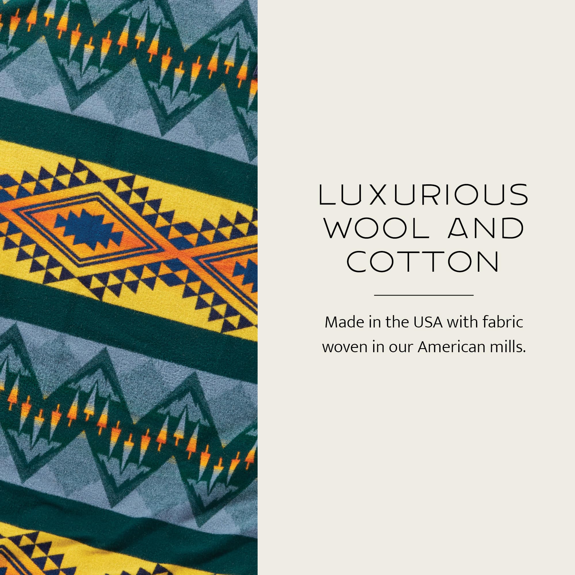 Amazon｜Pendleton ジャカード起毛スローブランケット 64インチ