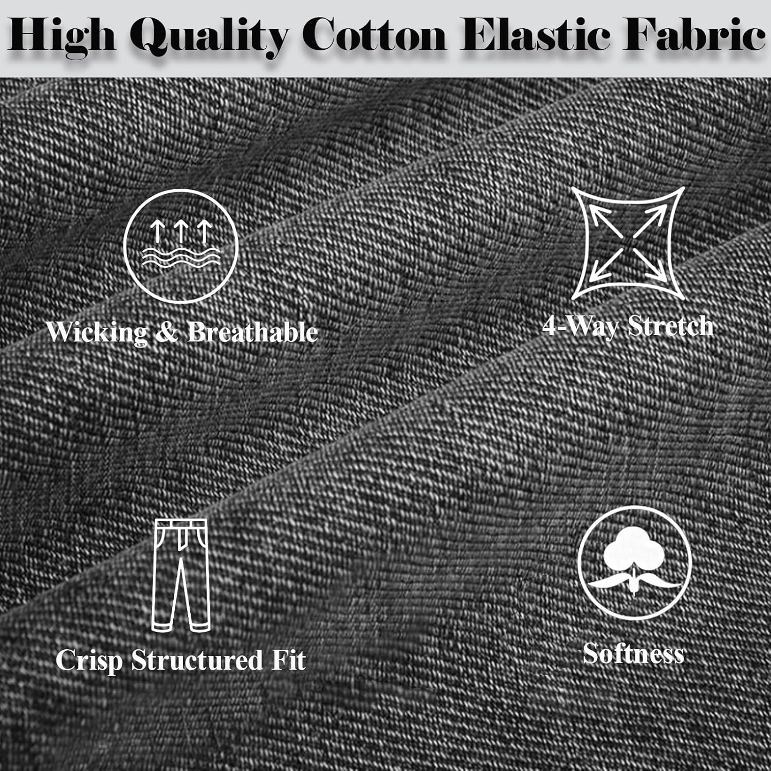 Men's Embroidered Relaxed Fit Jeans with Comfort Flex Waist Stretch Denim Casual Jeans Unique Design Classic Fit for Men - Image 5