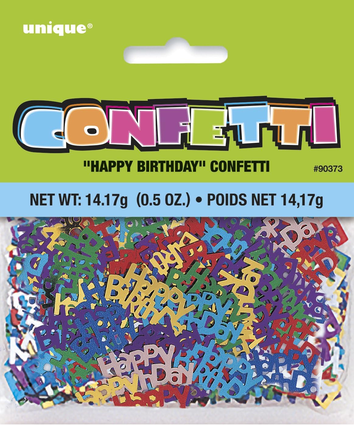Foil "HAPPY BIRTHDAY" Party Confetti, 0.5oz