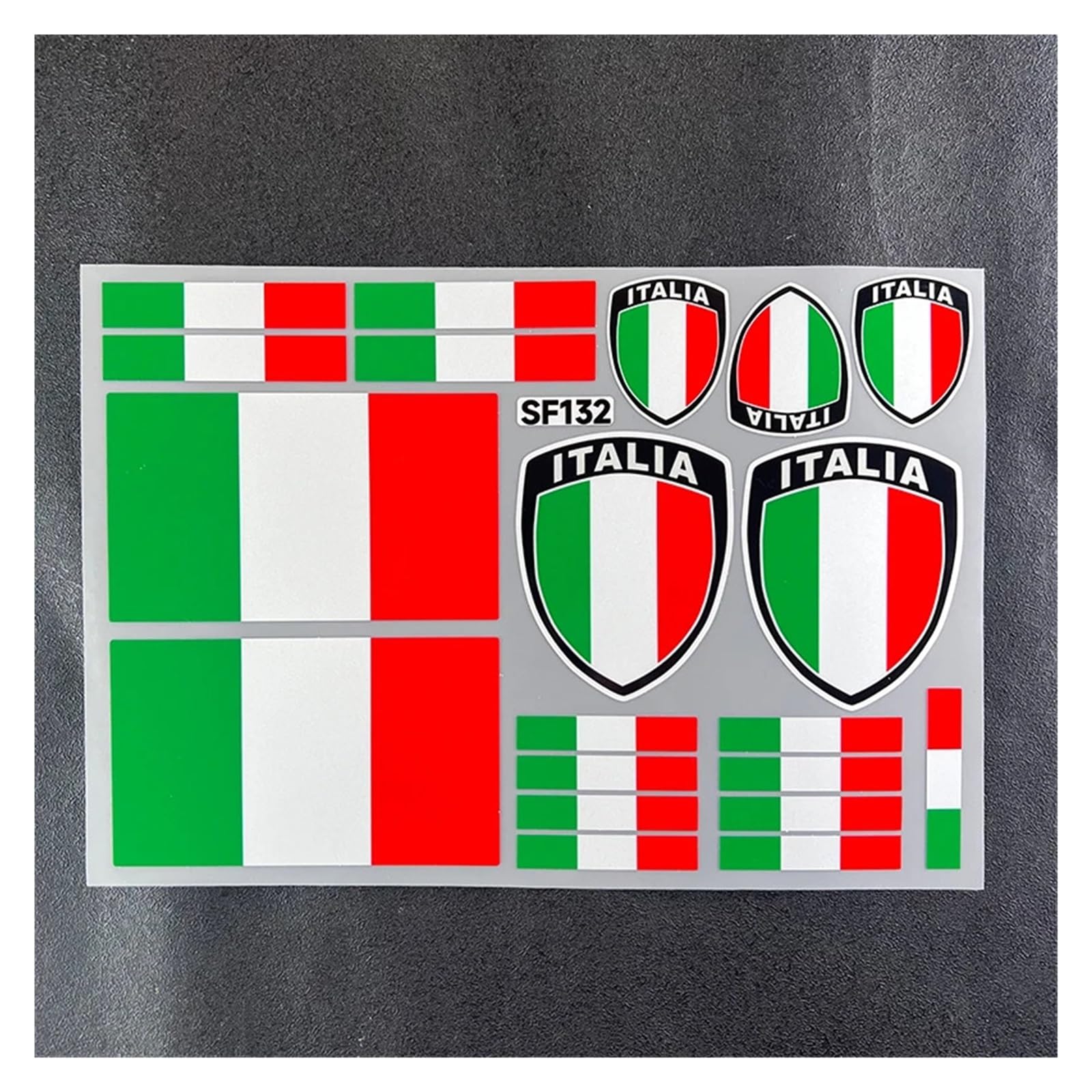 Decoration National Flag Sticker Waterproof Reflective Car Universal Decal for Italia