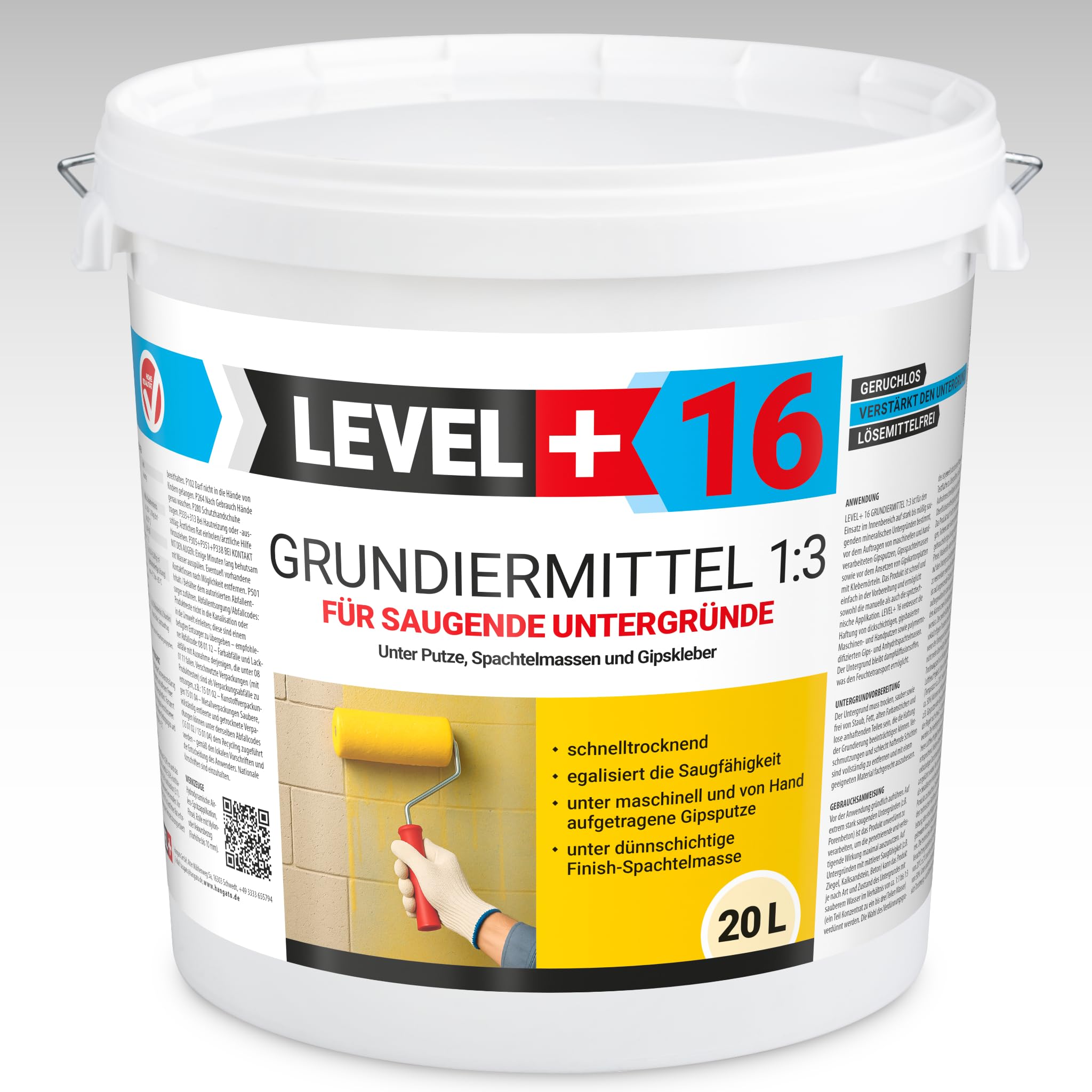 LEVEL+16 Grundierung Tiefengrund Konzentrat 1:3 - Tiefengrundierung