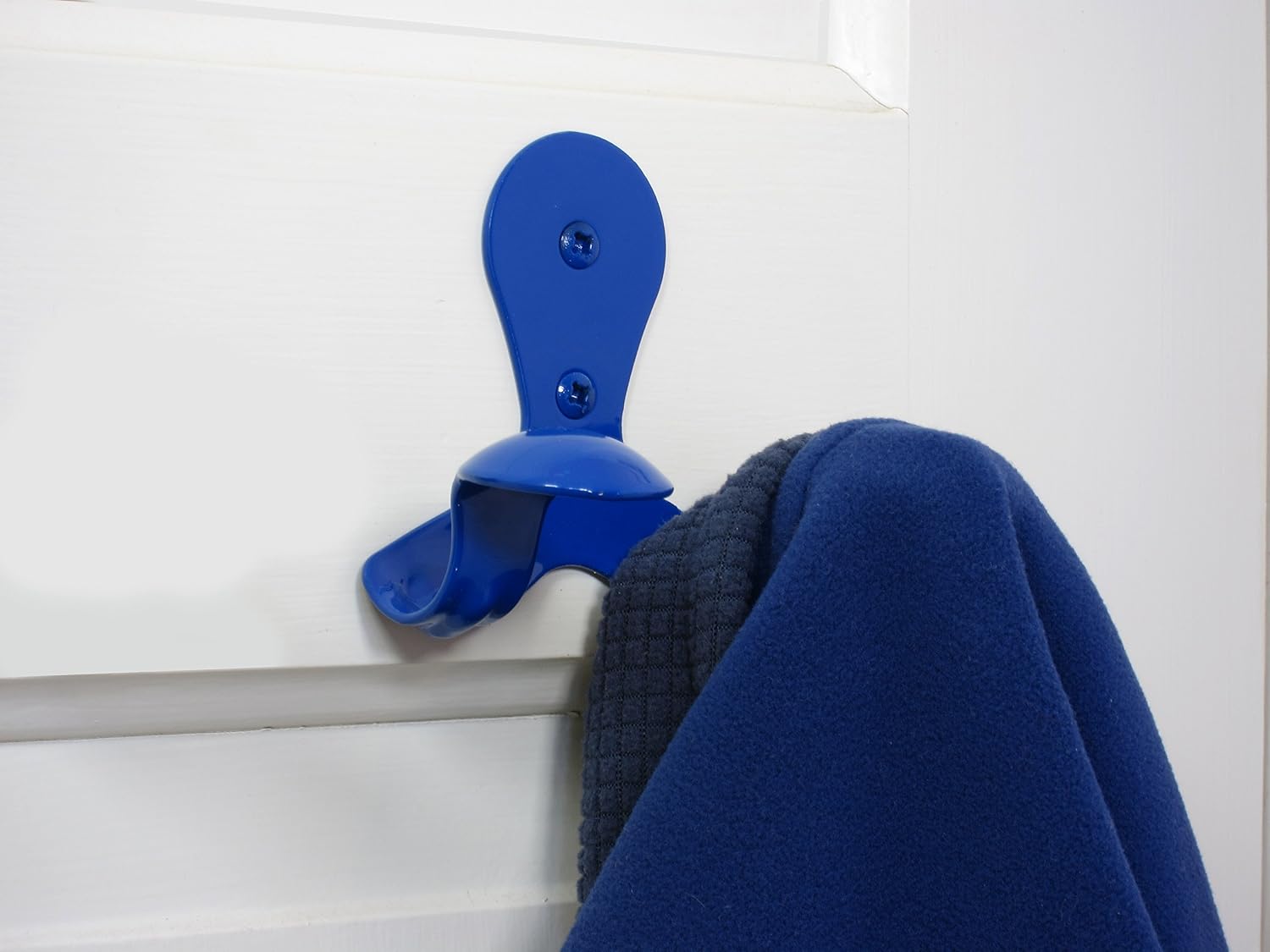 SmartHook ColorZ Garment Friendly Double Coat Hook (Each, Ensign Blue)