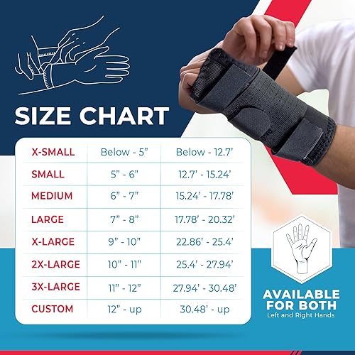 Miniatura 6 de Koolflex - Muñequera ajustable para esguinces o distensiones, recuperación, rehabilitación y prevención  Soporte de muñeca para manos izquierda y