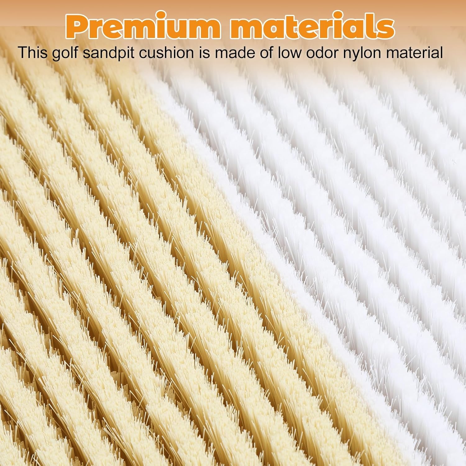 Golf Hitting Mat for Indoor/Outdoor Use – Dual Sand Trap Trainer with Shallow & Deep Pit Simulation,Portable Chipping Mat with Non-Slip Base – Bunker Practice Aid for Swing & Short Game